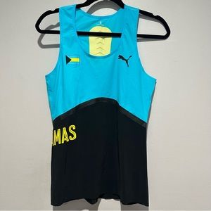 Puma Bahamas Track and Field Running Tank Size Small